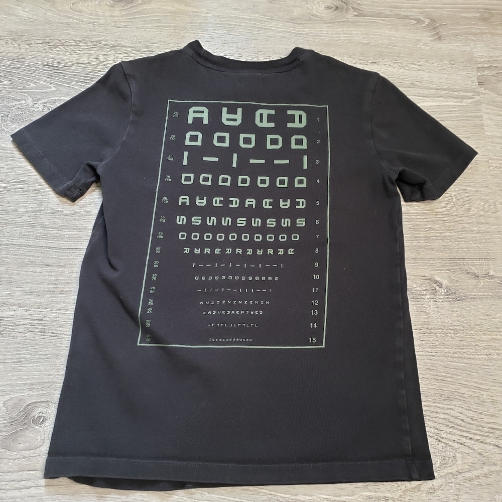 ADIDAS Graphic Black Green Tee Shirt T Shirt
